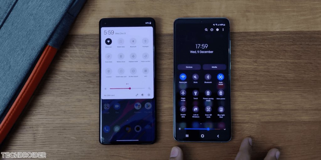 OnePlus 9 Pro - One UI vs Oxygen OS